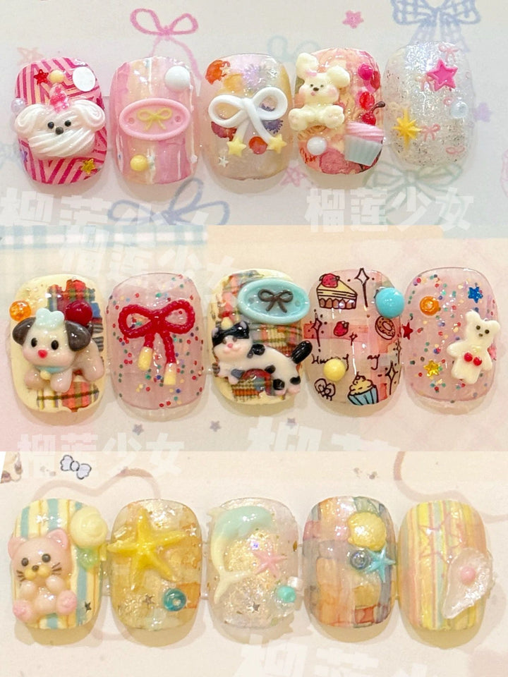 Mooer - 3D Art Silicone Mold - Kawaii Mix