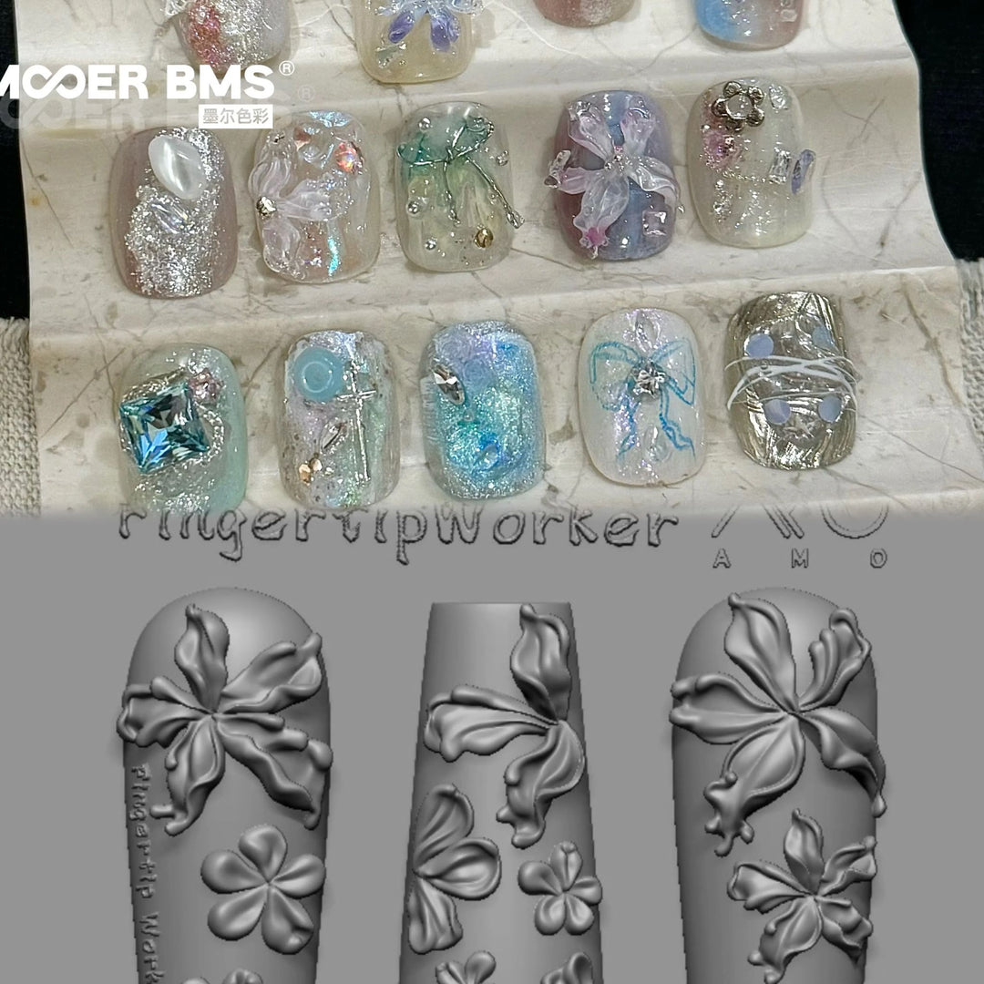 Mooer - 3D Art Silicone Mold - Soft Blossoms (Limited edition)