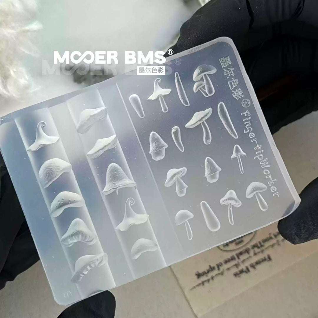 Mooer - 3D Art Silicone Mold - Fairy Mushrooms (Limited edition)