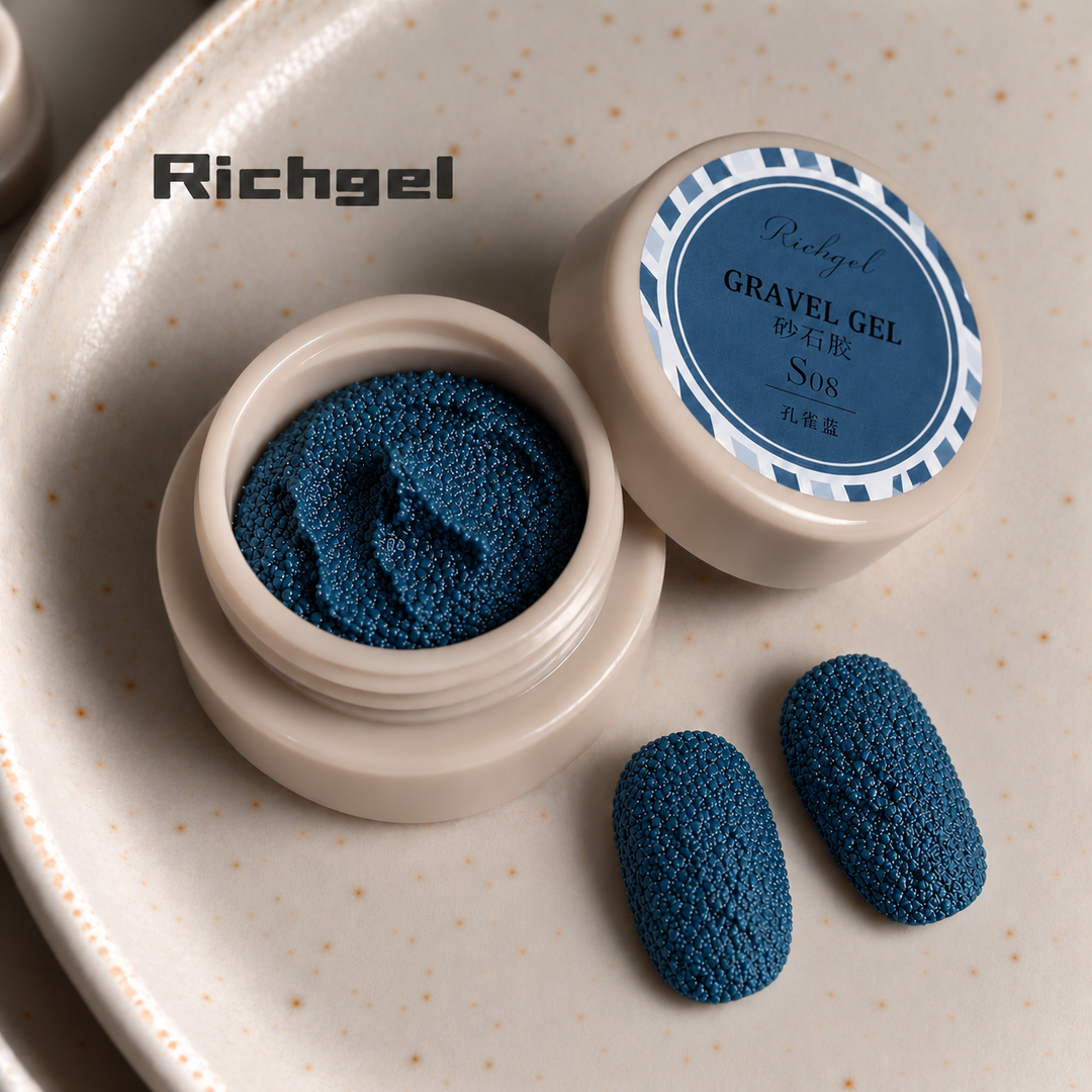 Richgel - Gravel Texture Gel S06 Ocean Blue | 4g