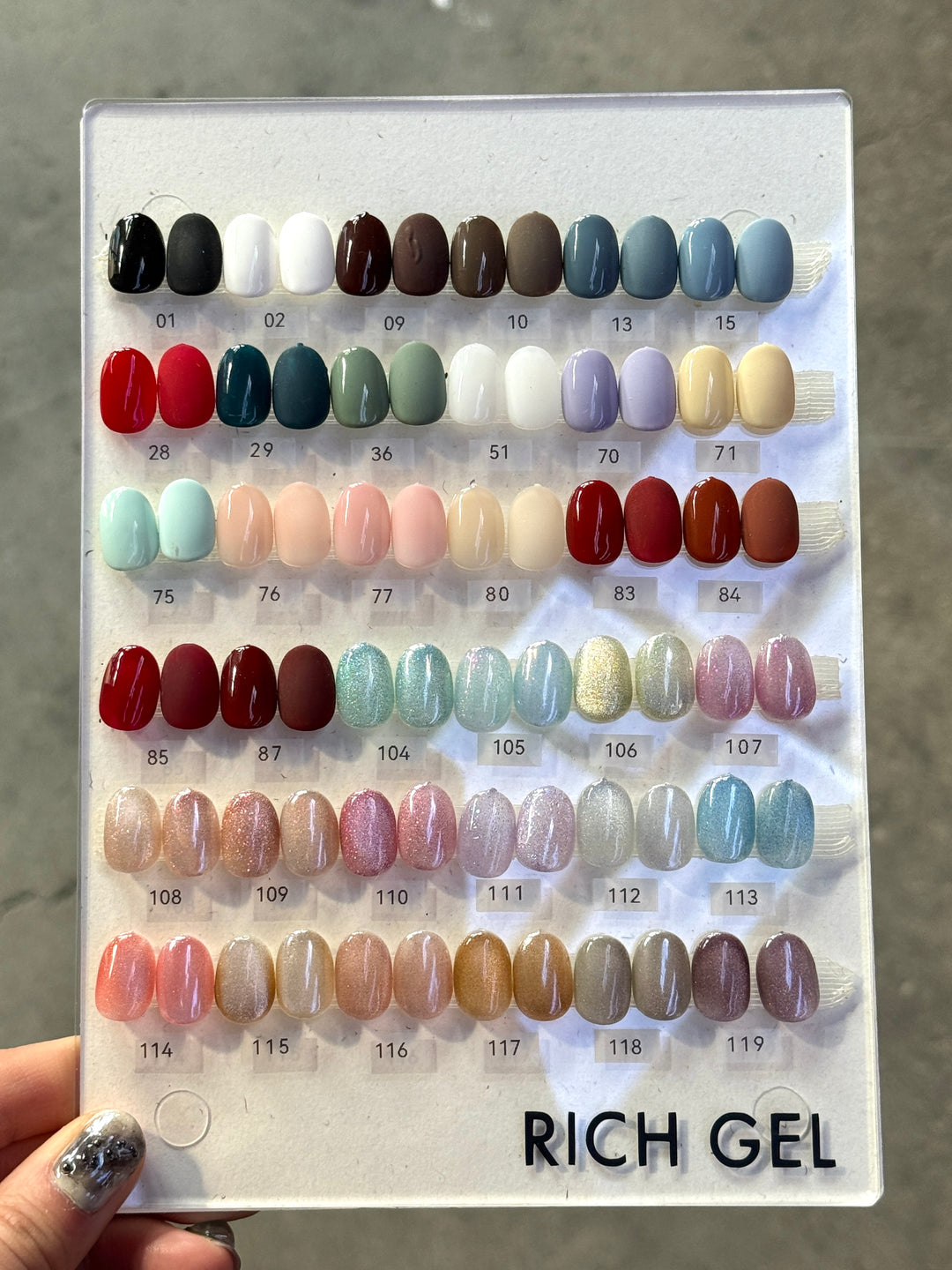 Rich Gel [RG-76] Colour Gel Polish 12ml