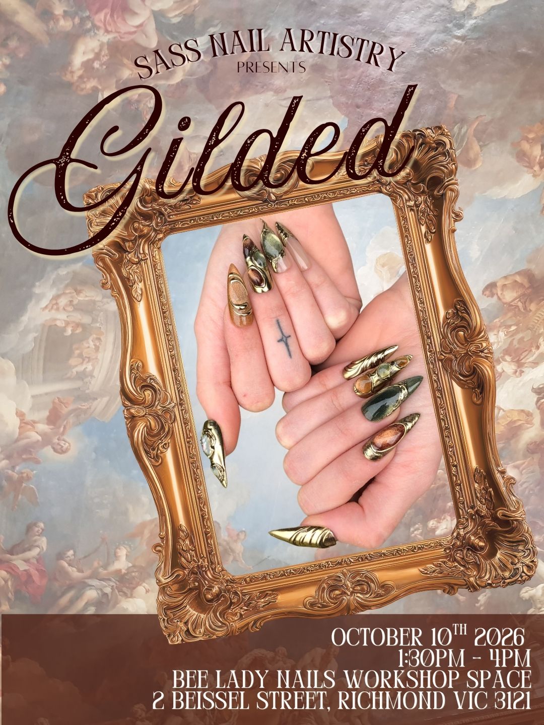 Gilded Nail Workshop - Saturday 10 October, 2026 | 1:30–4:00 PM