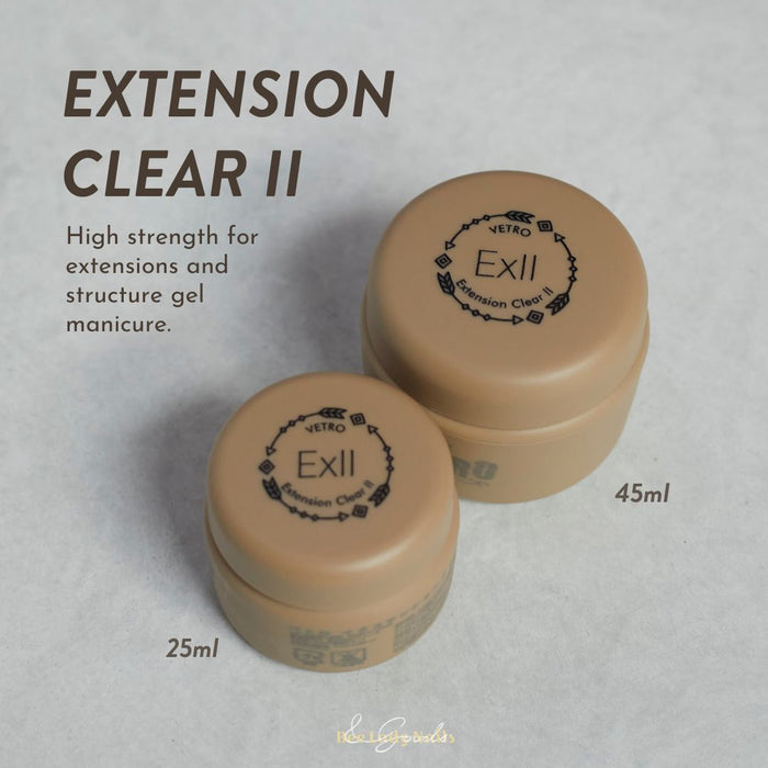 VETRO EXTENSION CLEAR II  25ml / 45ml (New Packaging)