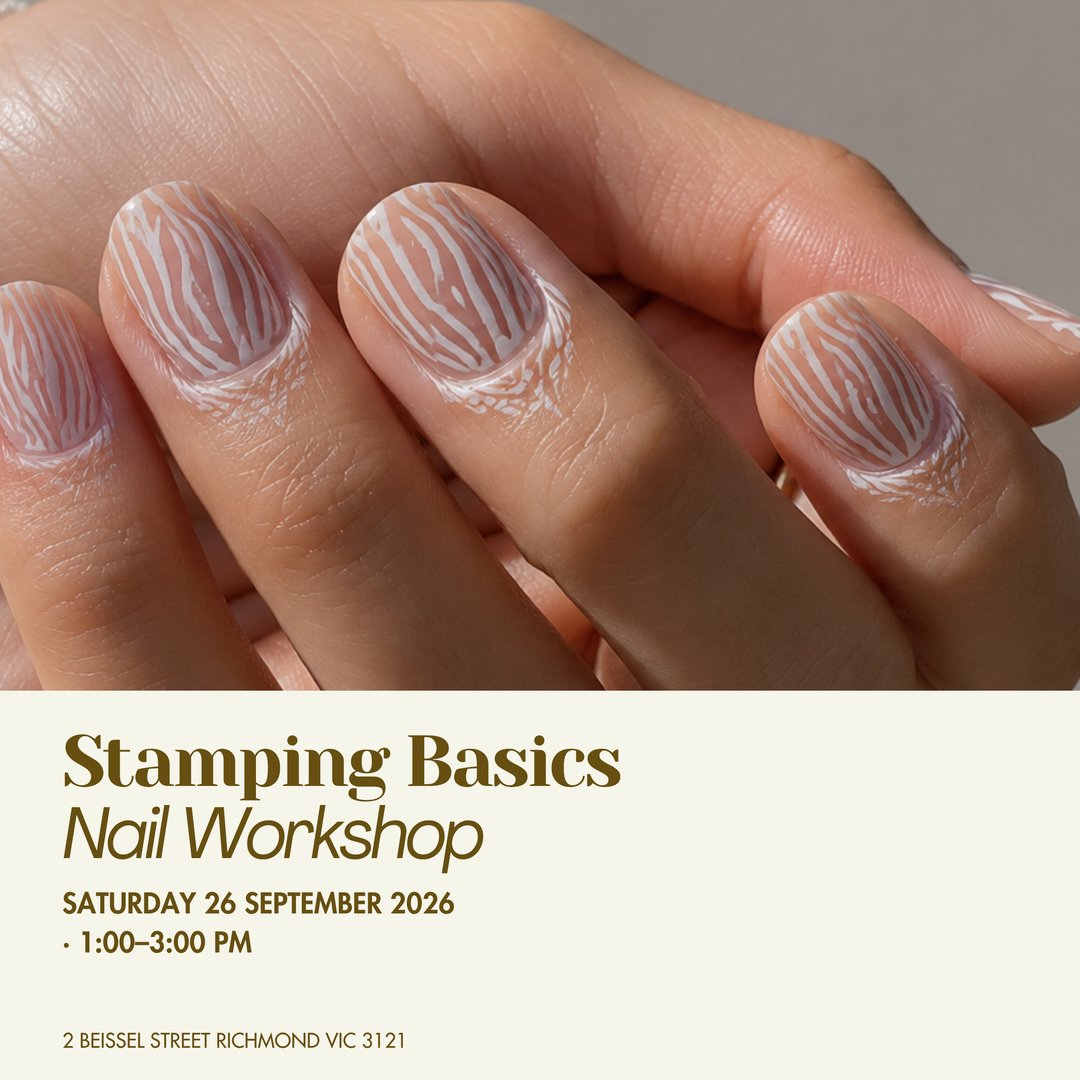 Stamping Basics Nail Workshop - Saturday 26 September 2026 · 1:00–3:00 PM