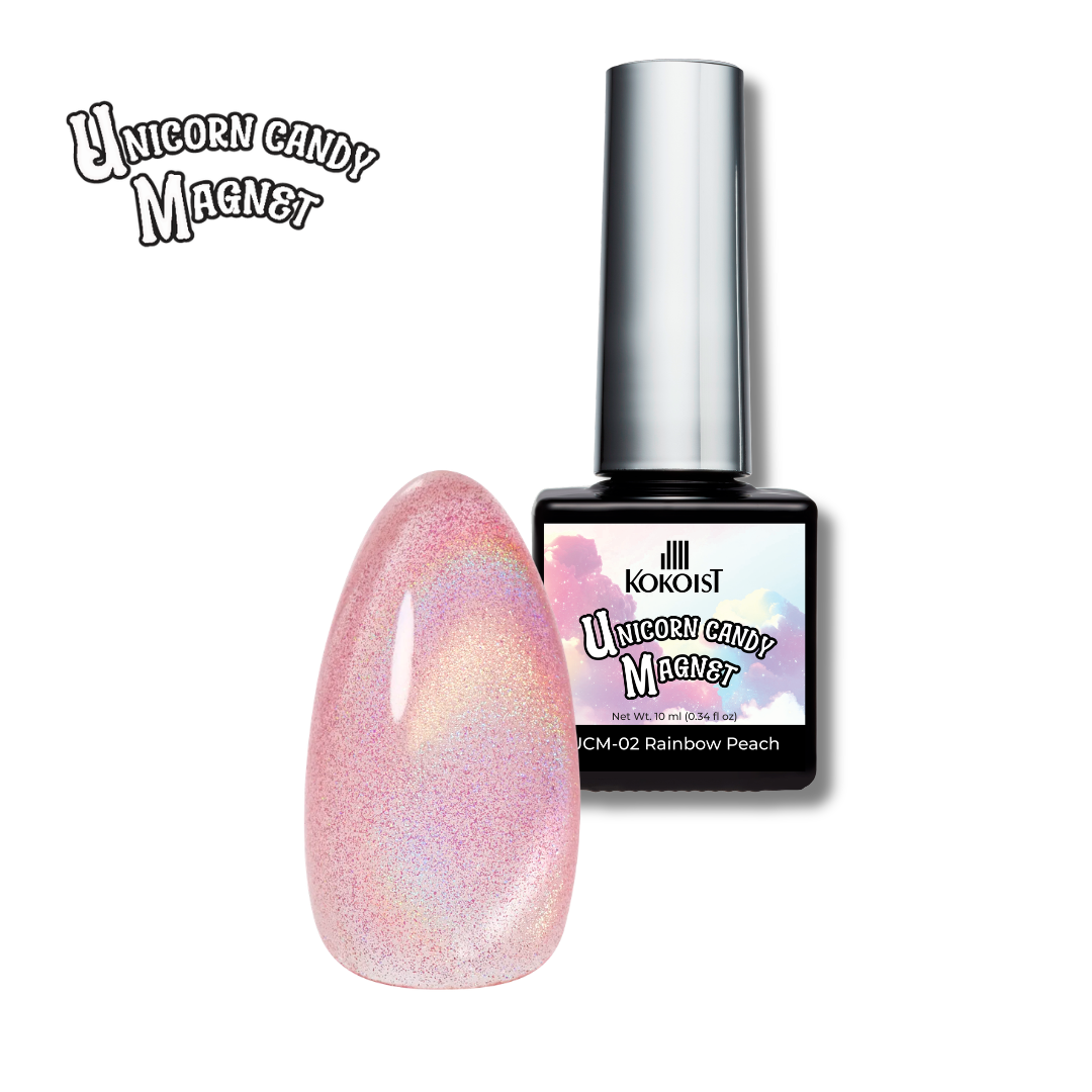 KOKOIST Unicorn Candy Magnet UCM-02 Rainbow Peach