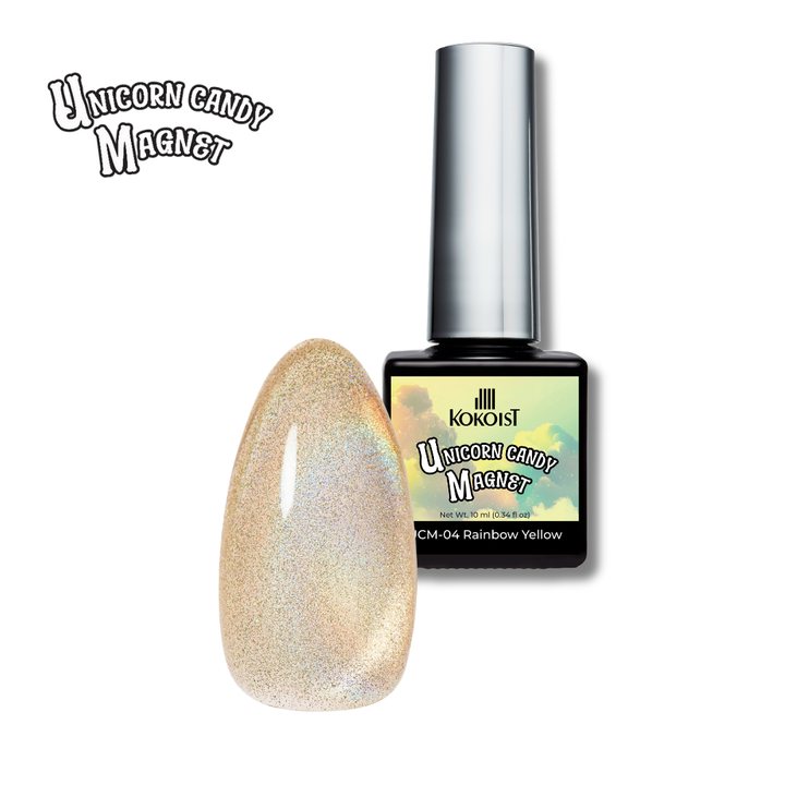 KOKOIST Unicorn Candy Magnet UCM-04 Rainbow Yellow