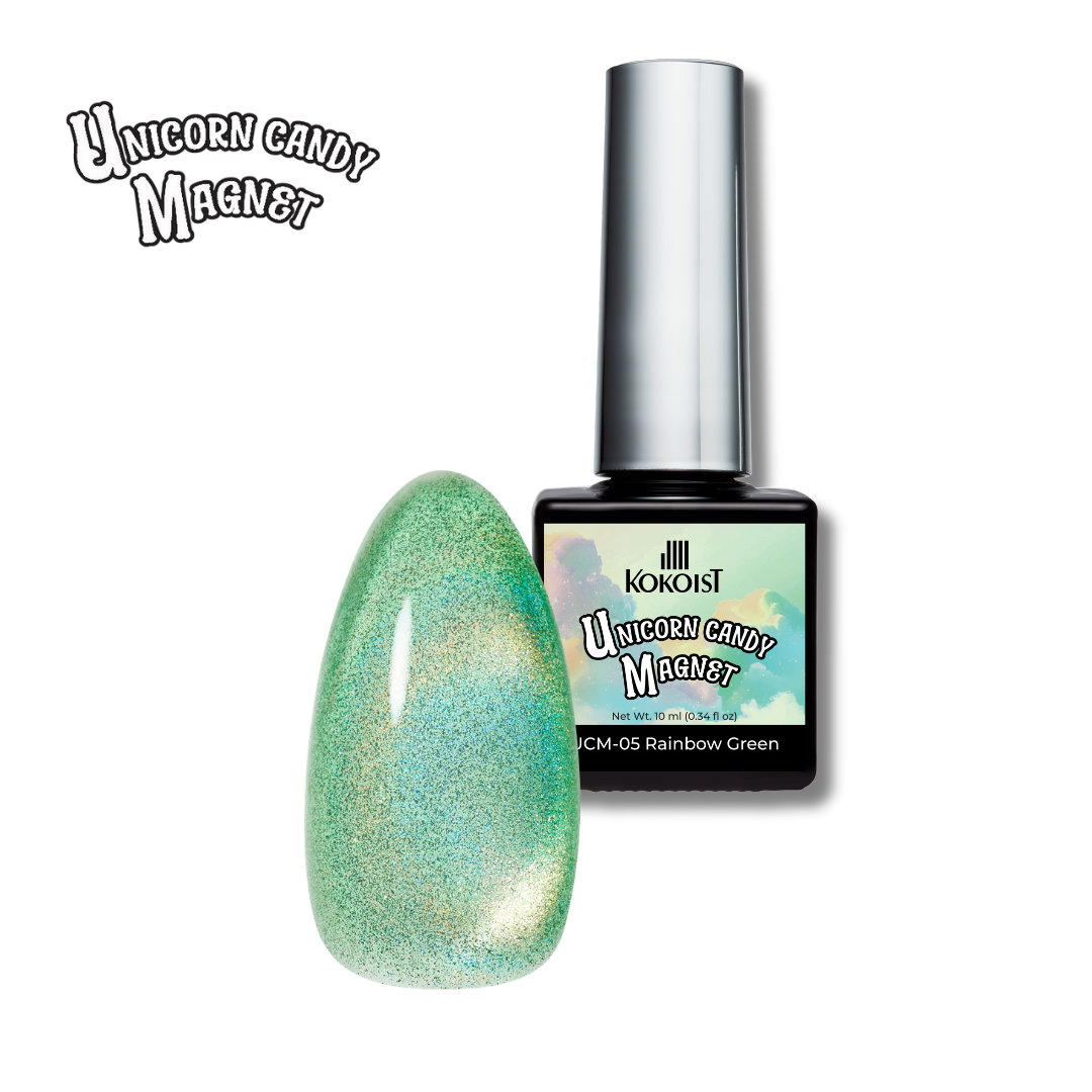 KOKOIST Unicorn Candy Magnet UCM-05 Rainbow Green
