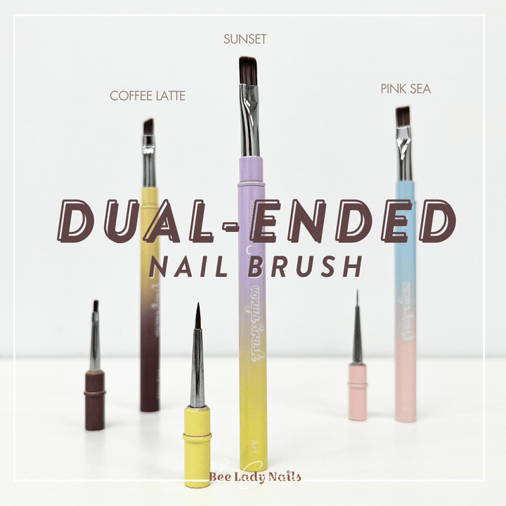 Bee Lady Nails - Dual-Ended Nail Brush (3 types) - Bee Lady Nails & Goods