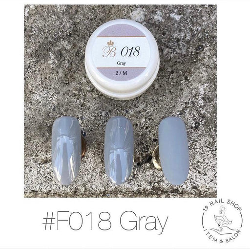 Bella Forma F018 - Gray (Solid, smooth texture) - Bee Lady nails & goods