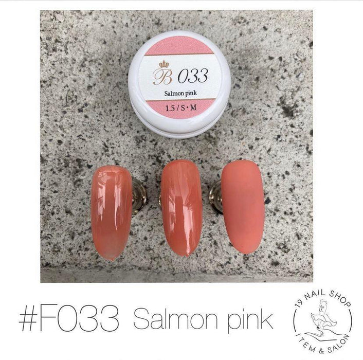 Bella Forma F033 - Salmon Pink (Translucent, soft texture) - Bee Lady nails & goods