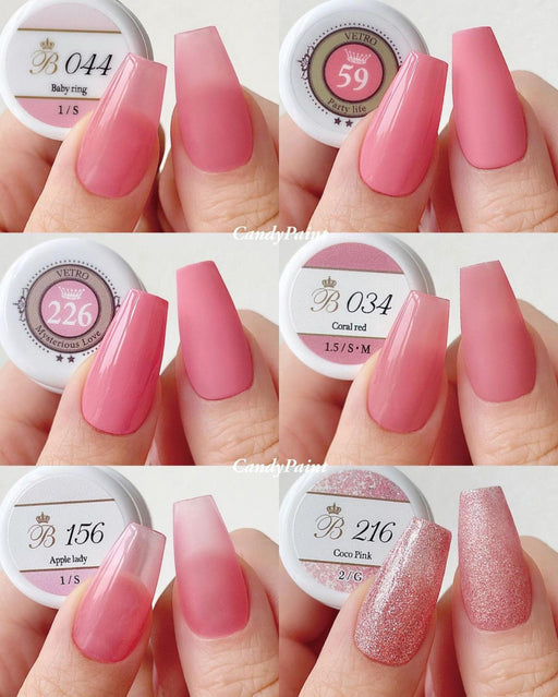 Bella Forma F034 - Coral Red (Translucent, soft texture) - Bee Lady nails & goods