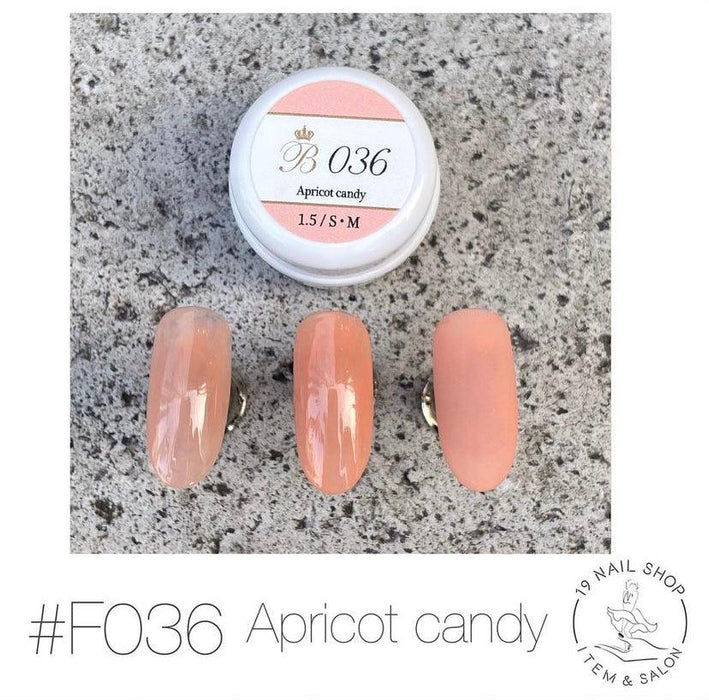Bella Forma F036 - Apricot Candy (Translucent, soft texture) - Bee Lady nails & goods