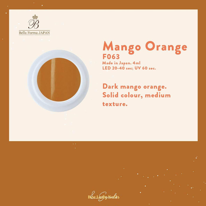 Bella Forma F063 - Mango Orange - Bee Lady nails & goods
