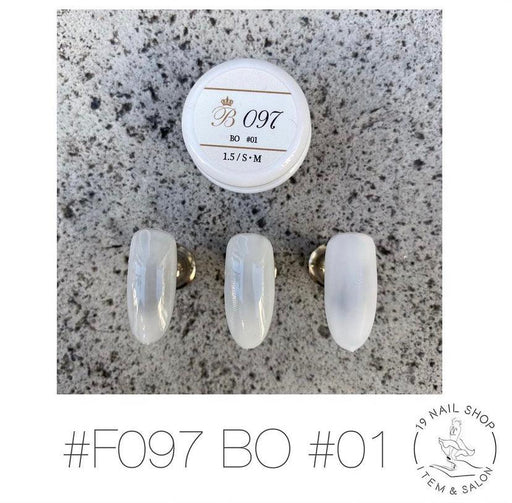 Bella Forma F097 - BO #01 (Translucent, soft texture) - Bee Lady nails & goods