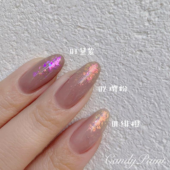 Candypaint - Opal snowflakes set 3 colours
