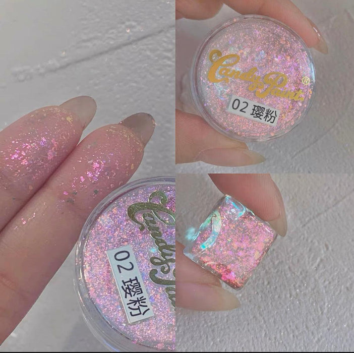 Candypaint - Opal snowflakes set 3 colours