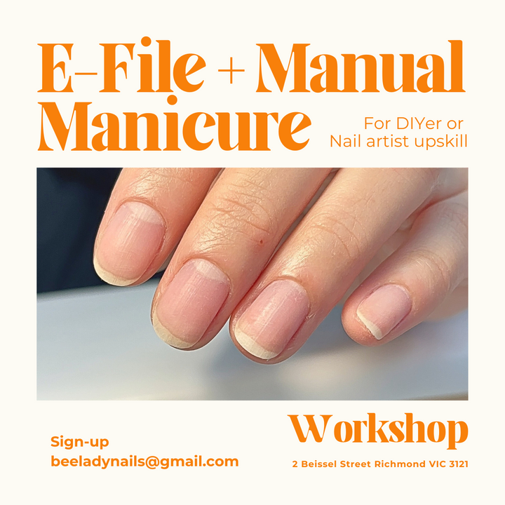 (Join now) E-File + Manual Manicure Nail Workshop