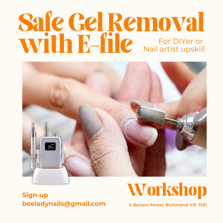 E-File + Soaking Method Gel Removal Workshop – Your Nails Will Feel the Difference