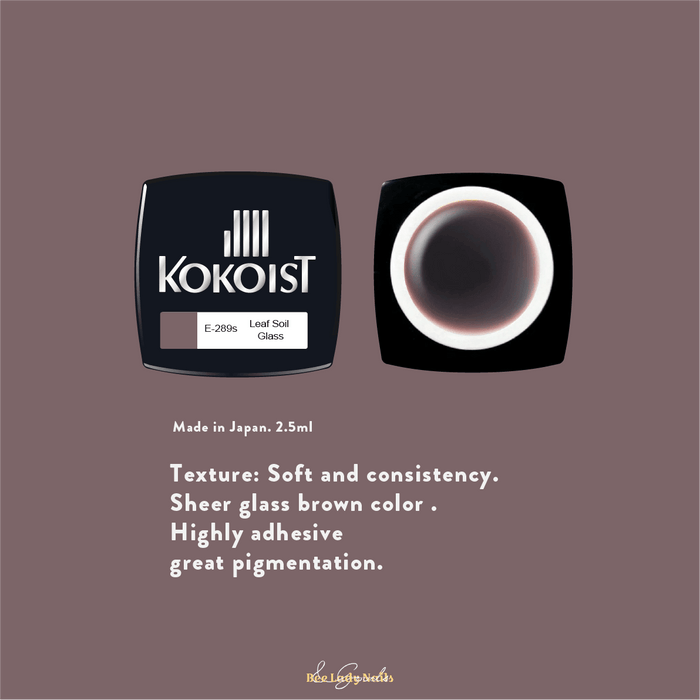 KOKOIST Botanical Clear Glass Series 6 Colours - Bee Lady nails & goods