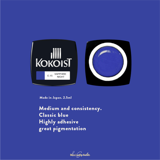 KOKOIST E-15 SAPPHIRE NIGHT - Bee Lady nails & goods