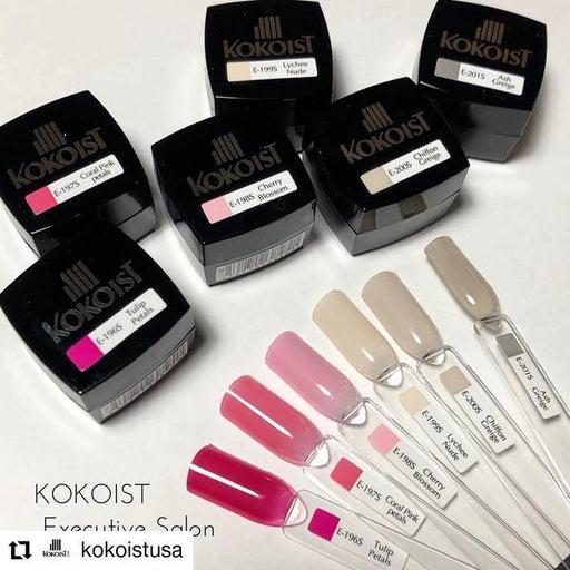 KOKOIST E-197S Coral Pink Petals - Bee Lady nails & goods