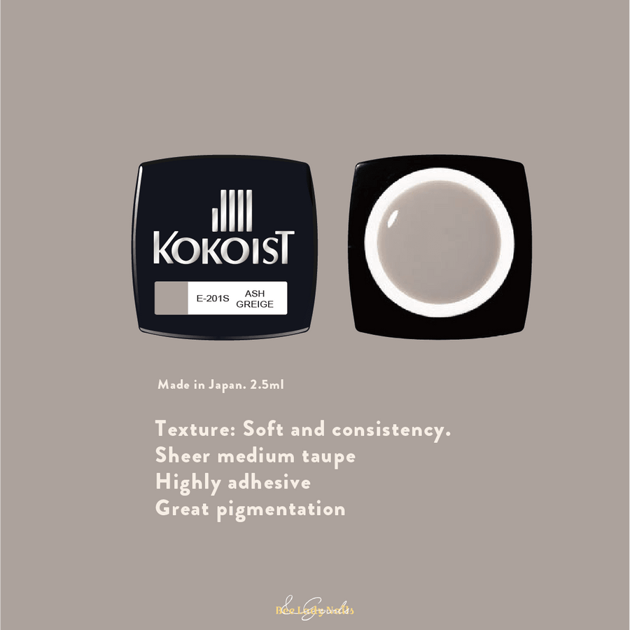 KOKOIST E-201S Ash Greige - Bee Lady nails & goods