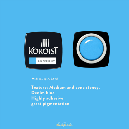 KOKOIST E-37 WAIKIKI SKY - Bee Lady nails & goods