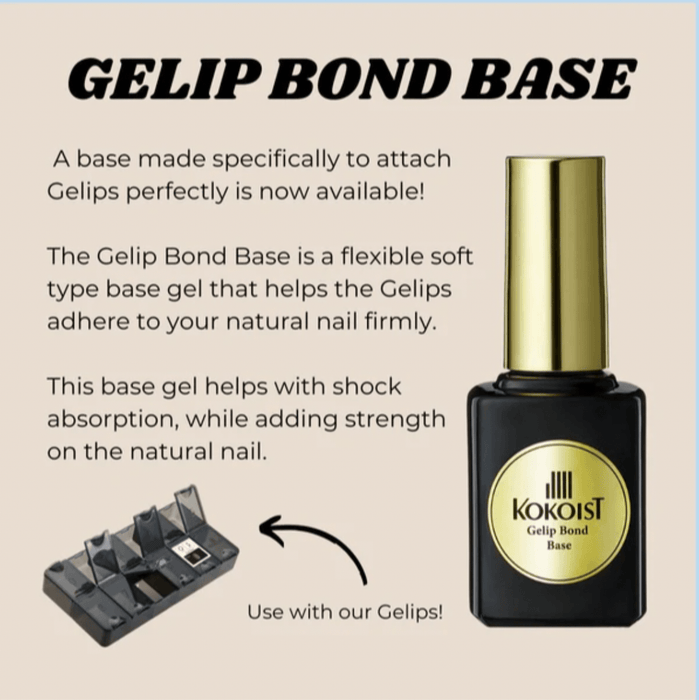 KOKOIST Gelip - Gelip Bond Base 15ml (The gel made for bonding nail tips) - Bee Lady nails & goods