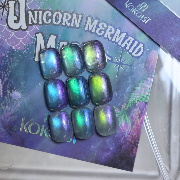 KOKOIST Unicorn Mermaid Magnet UMM-01 Blue Ocean