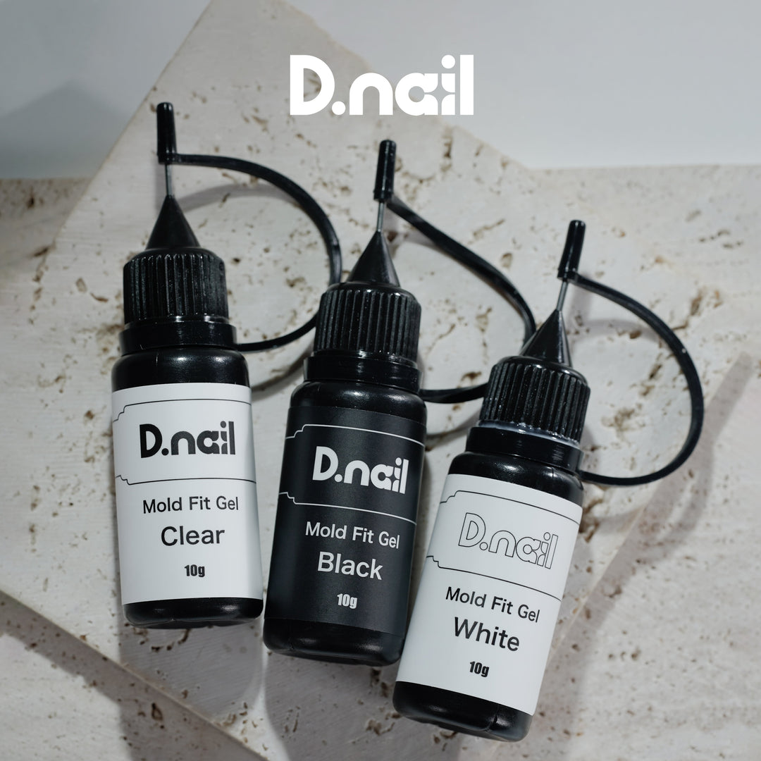 D.nail - Mold Fit Gel (3 Colours - Clear/White/Black)