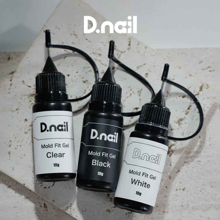 D.nail - Mold Fit Gel (3 Colours - Clear/White/Black)