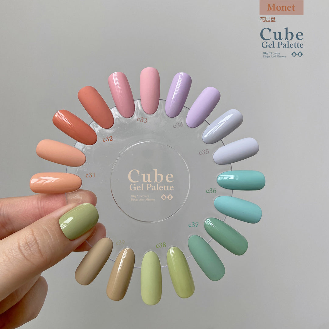 Ringo and Mimosa - Cube 9 Colour Set- Monet