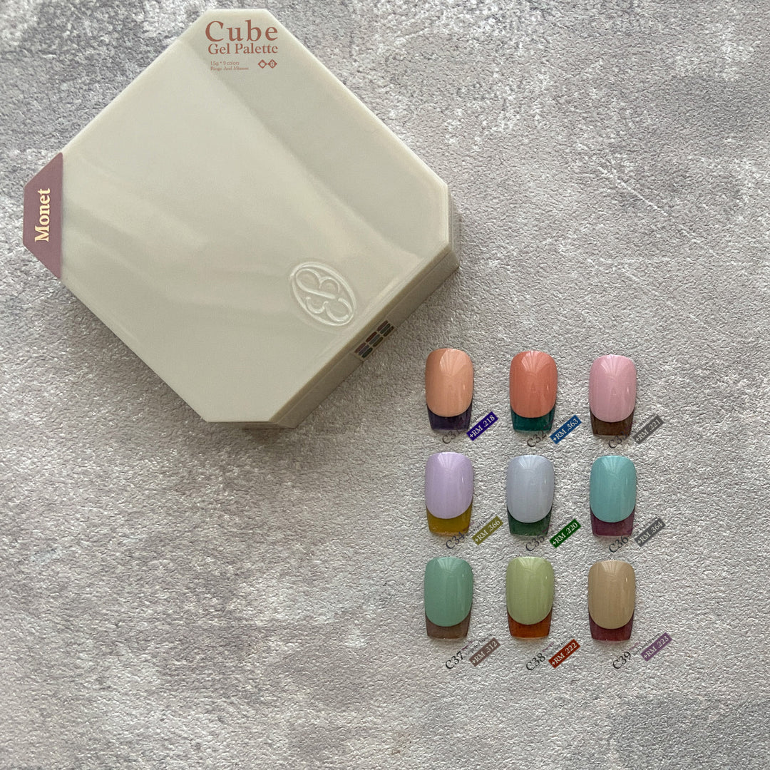 Ringo and Mimosa - Cube 9 Colour Set- Monet