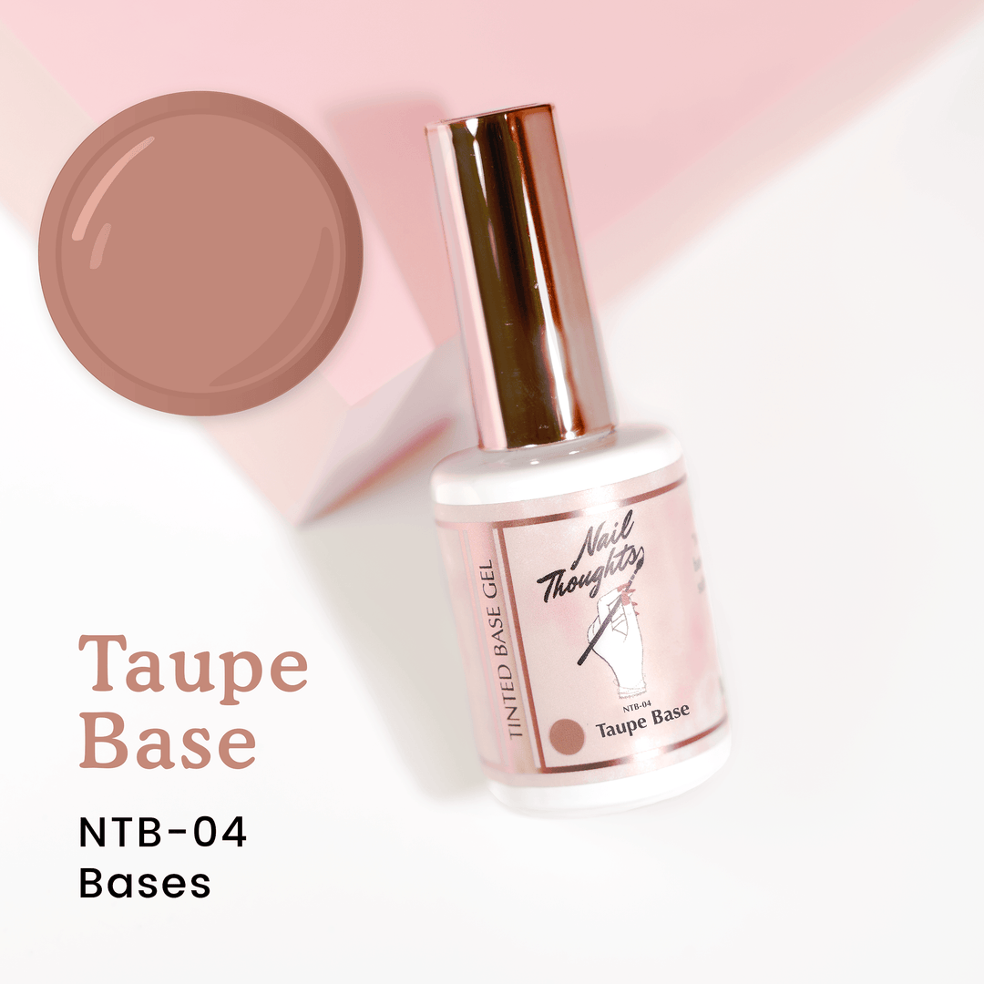 Nail Thoughts [NTB-04] Taupe Tinted Base Gel Base Gel In The Bottle - Bee Lady Nails & Goods