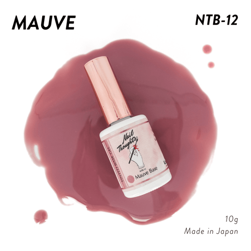 Nail Thoughts [NTB-12] Mauve Tinted Builder Base Gel in bottle - Bee Lady nails & goods