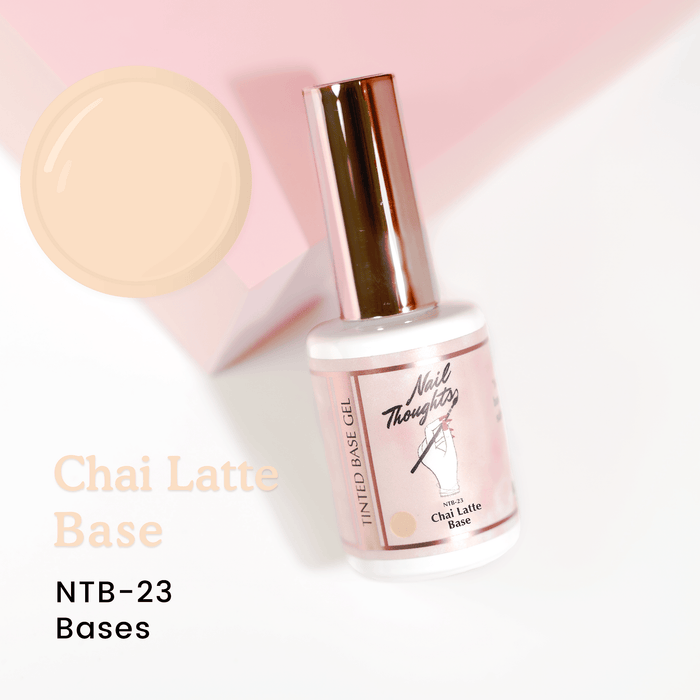 Nail Thoughts [NTB-23] Chai Latte Tinted Base Gel in bottle - Bee Lady Nails & Goods