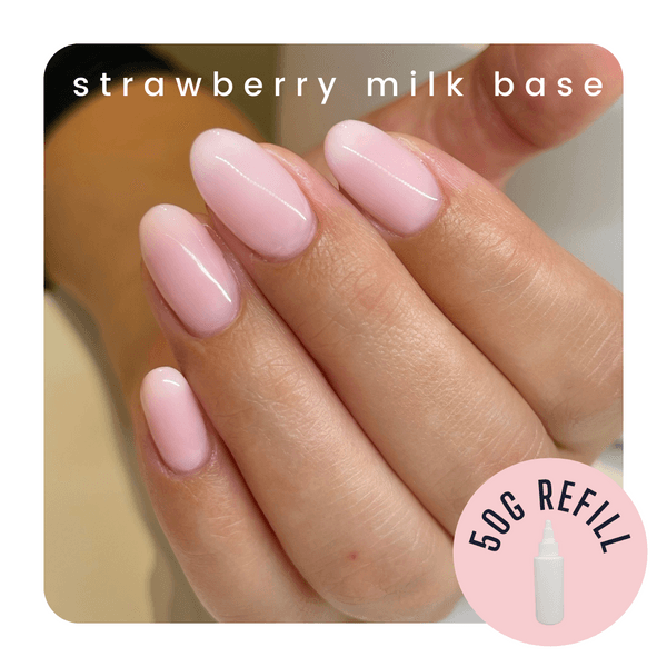Nail Thoughts NTB-R02 STRAWBERRY BASE 50G - Bee Lady nails & goods