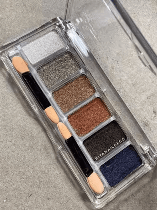 Solid Chrome Powder 6 colours palette- Dark academia - Bee Lady Nails & Goods
