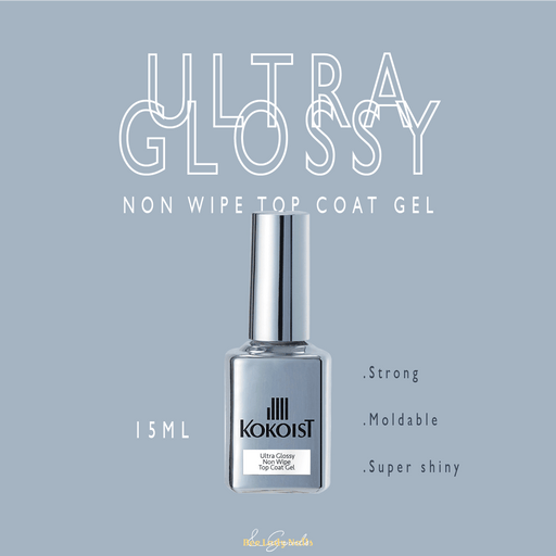 Ultra Glossy Non-wipe Top Coat Gel - Bee Lady nails & goods