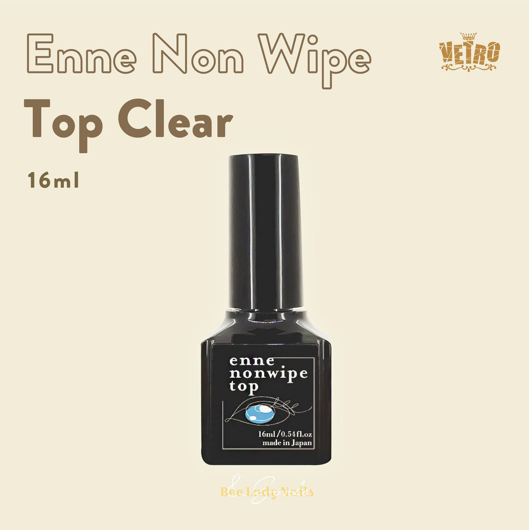 VETRO Enne Non-Wipe Top Clear Gel - Bee Lady nails & goods