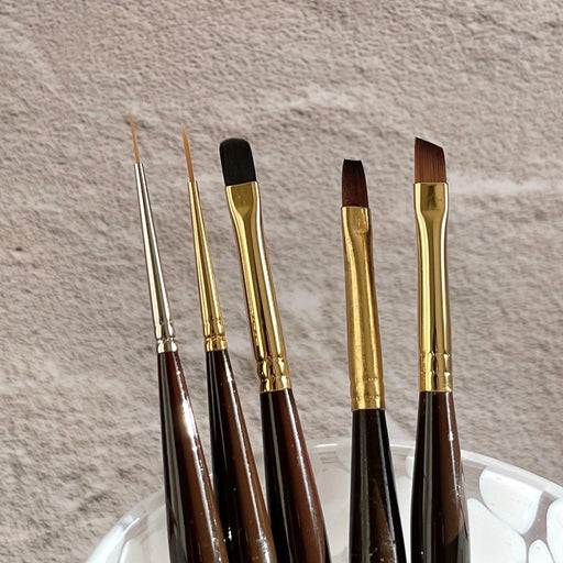 VETRO Gel Brush Set - 6 Brushes - Bee Lady Nails & Goods