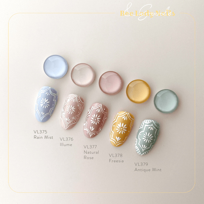 VETRO - Macaron Set 5 colours - Bee Lady nails & goods