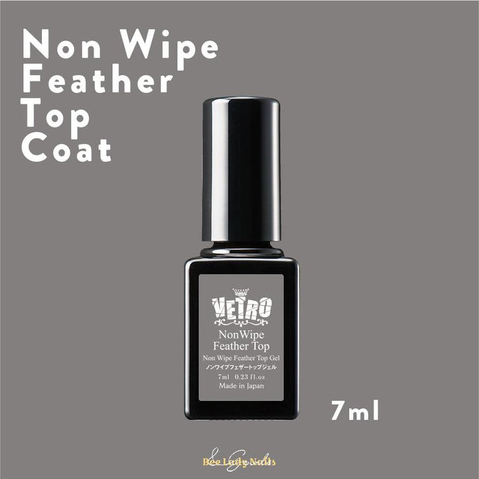 VETRO Non-Wipe Feather Top Coat - Bee Lady nails & goods