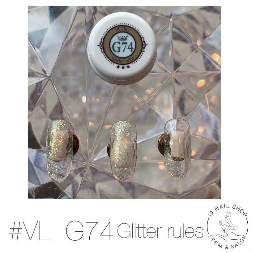 VETRO VL074A - Glitter Rules - Bee Lady nails & goods