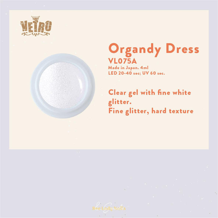 VETRO VL075A - Organdy Dress - Bee Lady nails & goods