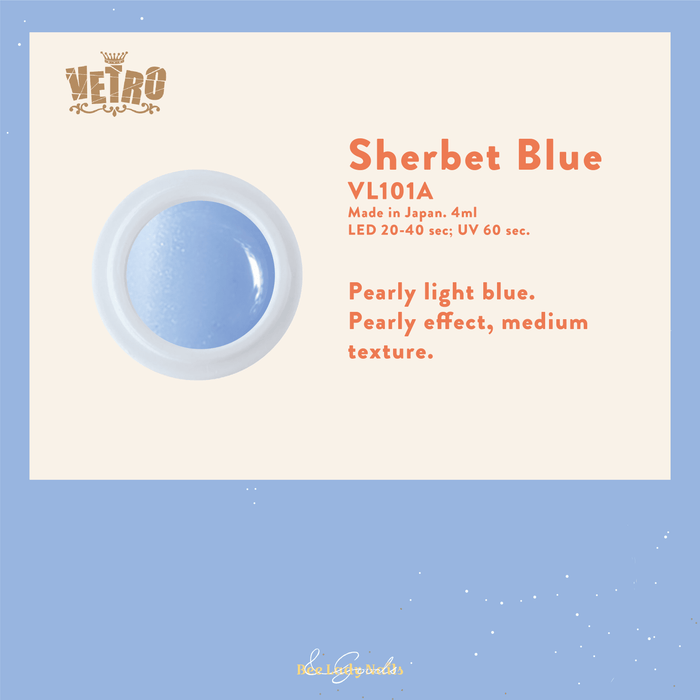 VETRO VL101A - Sherbet Blue - Bee Lady nails & goods