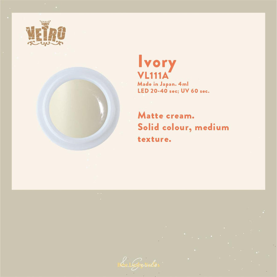 VETRO VL111A - Ivory - Bee Lady nails & goods