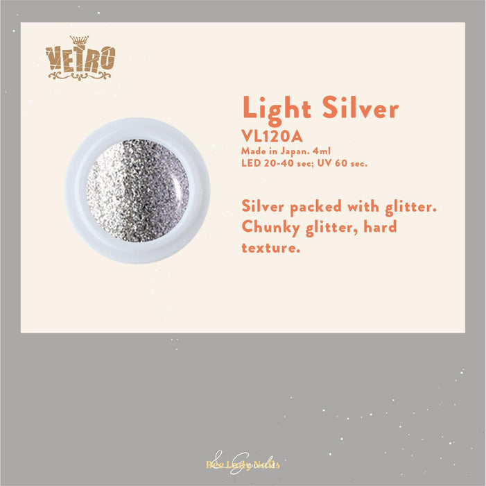 VETRO VL120A - Light Silver - Bee Lady nails & goods