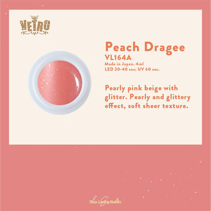 VETRO VL164A - Peach Dragee - Bee Lady nails & goods