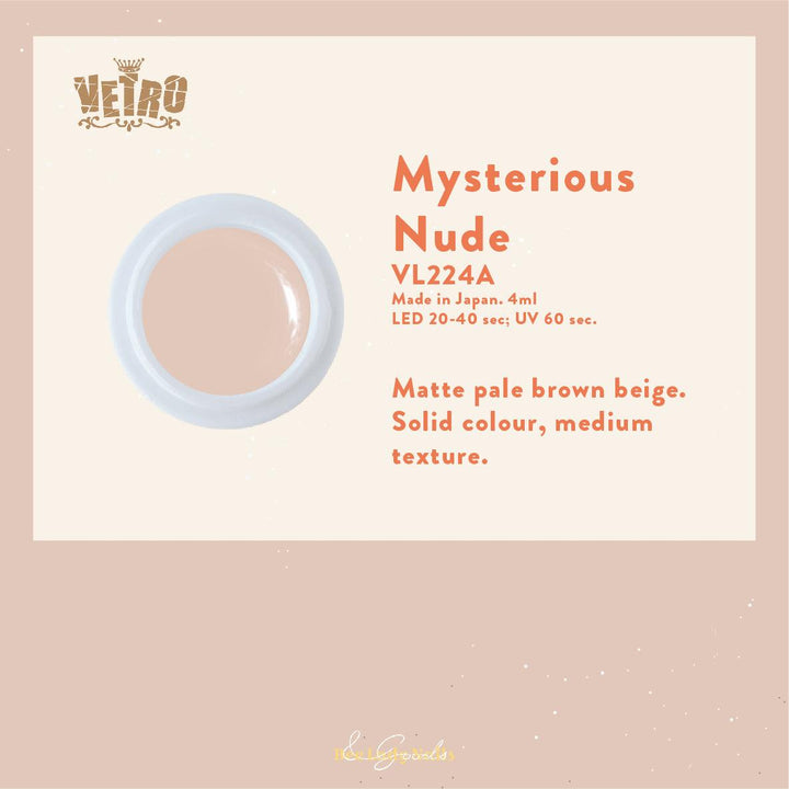 VETRO VL224A - Mysterious Nude - Bee Lady nails & goods